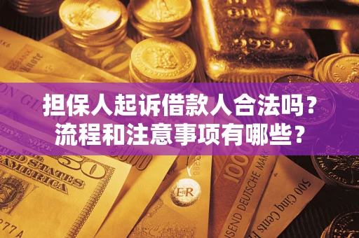 济南担保人起诉借款人合法吗？流程和注意事项有哪些？