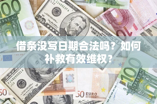 济南借条没写日期合法吗？如何补救有效维权？