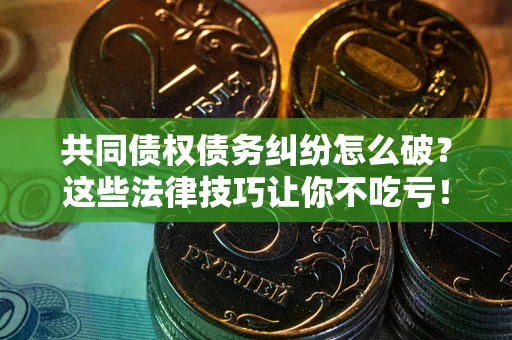 济南共同债权债务纠纷怎么破？这些法律技巧让你不吃亏！