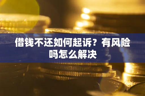济南借钱不还如何起诉？有风险吗怎么解决