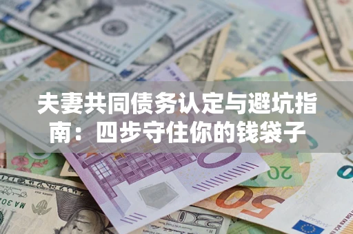 济南夫妻共同债务认定与避坑指南：四步守住你的钱袋子