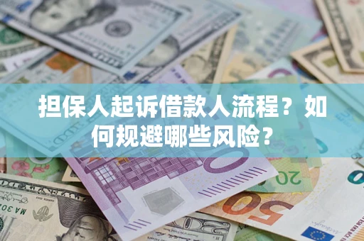 济南担保人起诉借款人流程？如何规避哪些风险？