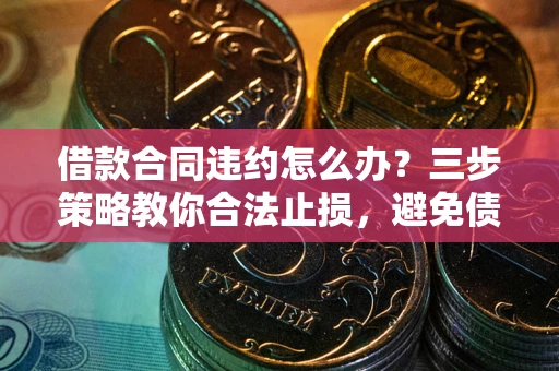 济南借款合同违约怎么办？三步策略教你合法止损，避免债务危机升级